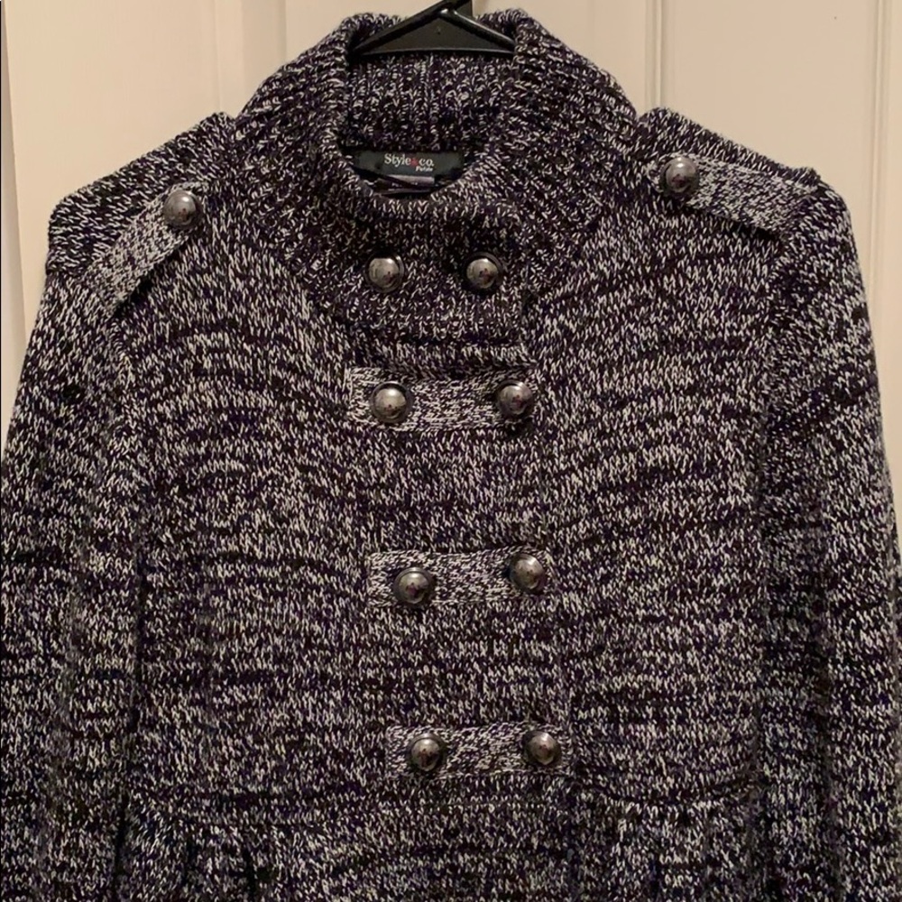 Military inspired sweater/dress